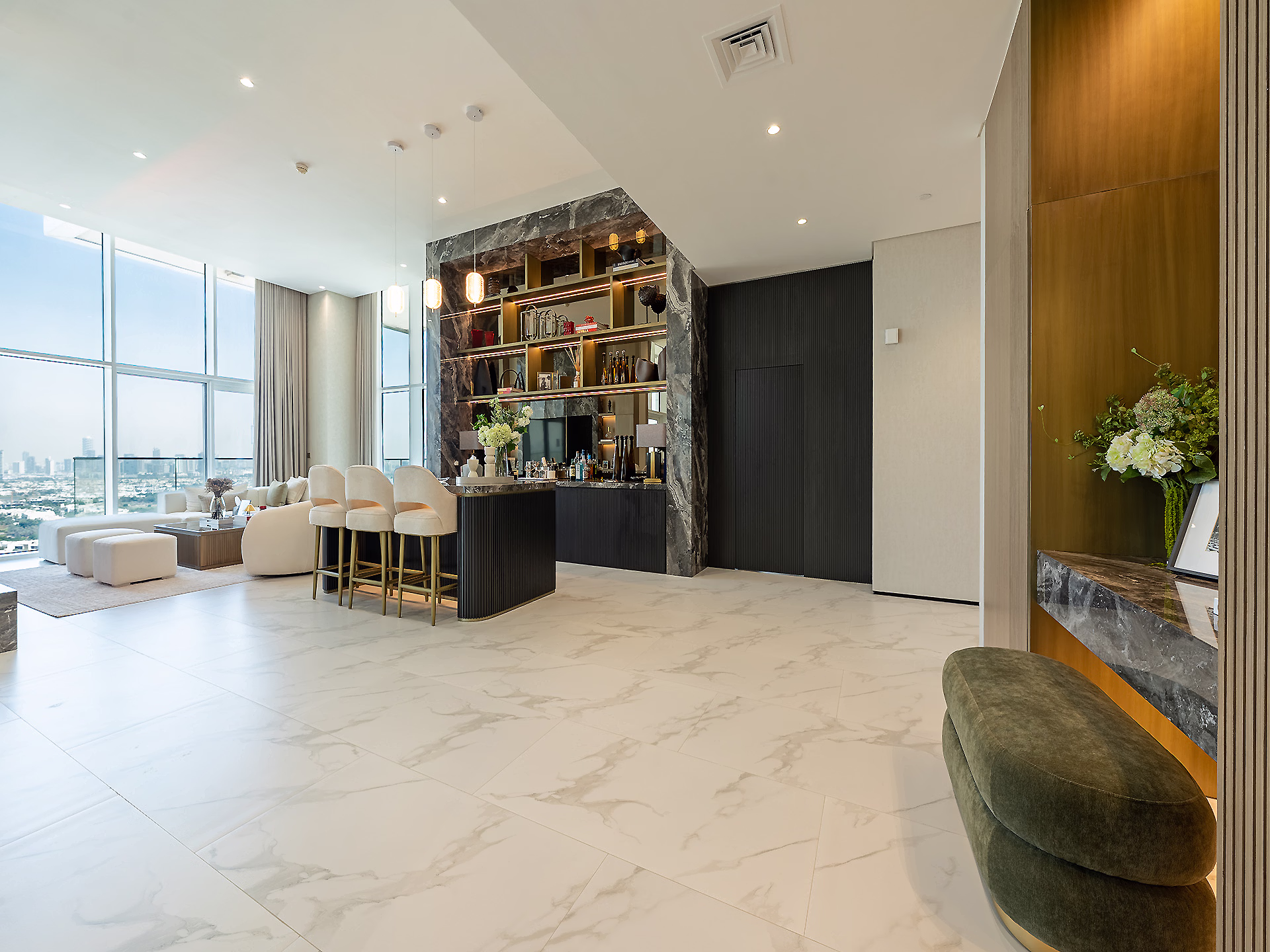 Banyan Tree residence, open living space