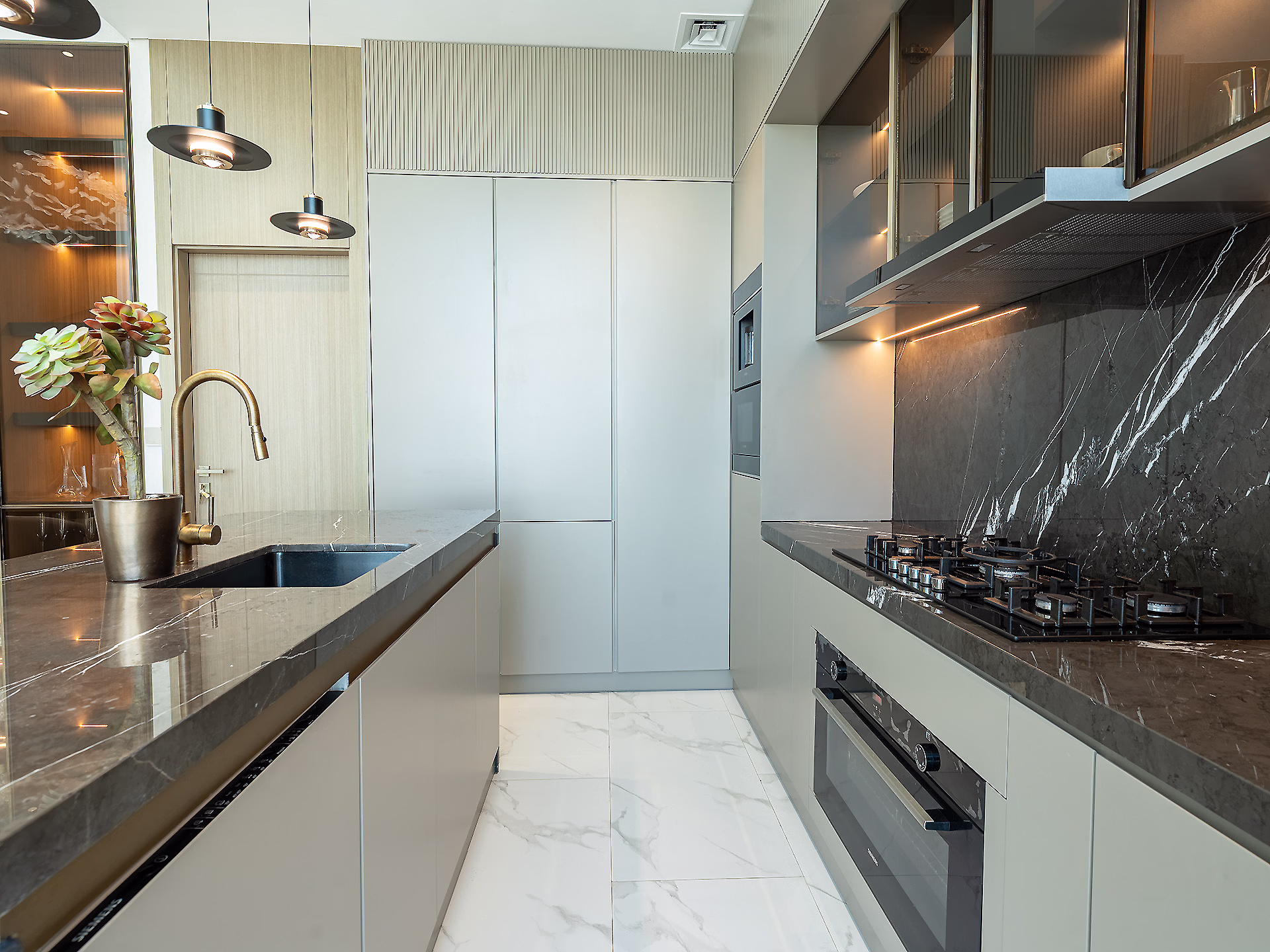 Banyan Tree residence, kitchen appliances and cabinetry