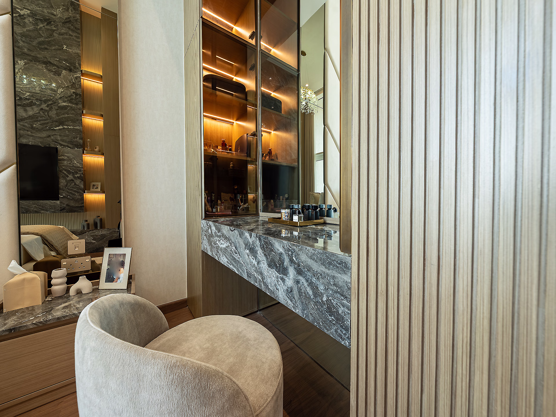 Banyan Tree residence, seating beside the balcony