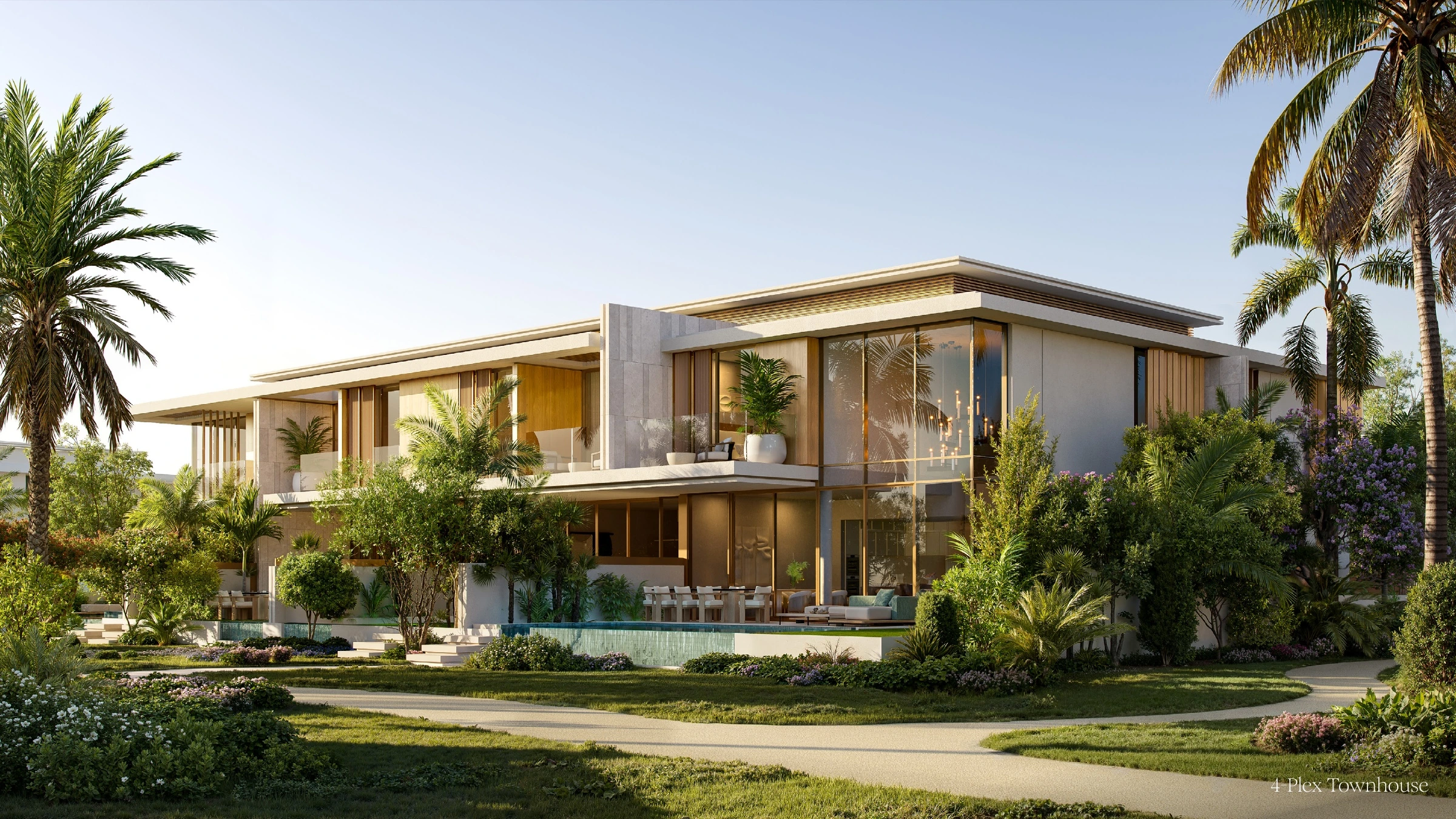 Bay Estate townhouse collection, corner exterior